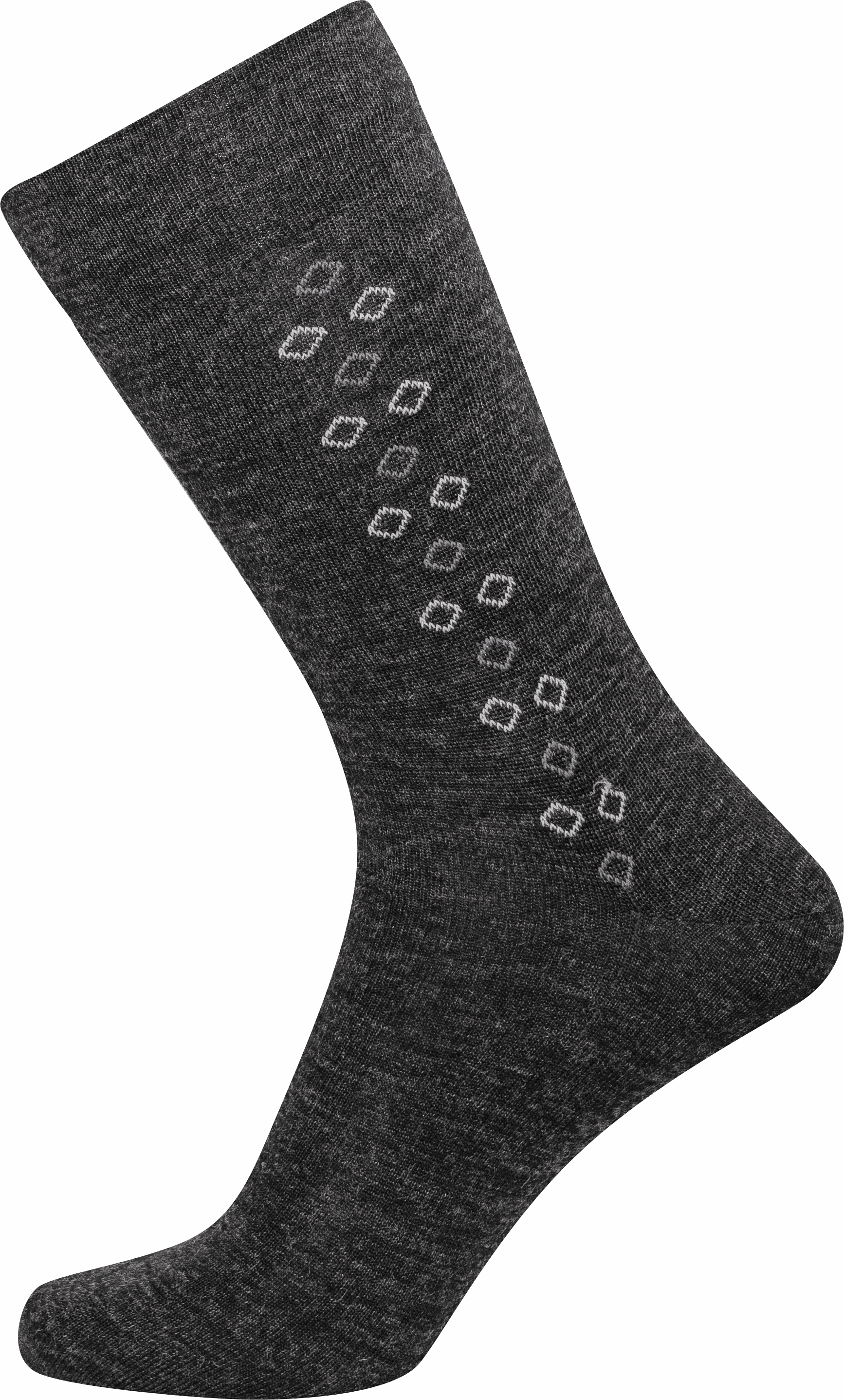 mørkegrå med sort mønster